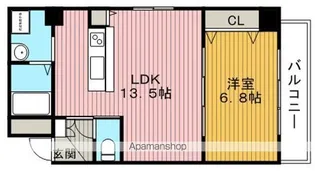 ルネス西緑丘【2階】の間取り