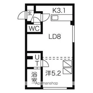 リベルタ福住【4階】の間取り
