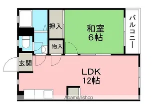 マンション華【2階】の間取り