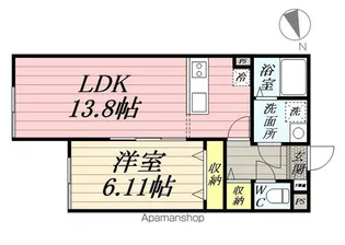 エテルノヴァローレ川越【2階】の間取り
