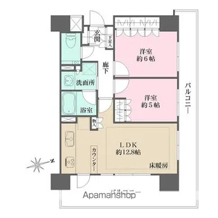 グランスイート高円寺【11階】の間取り
