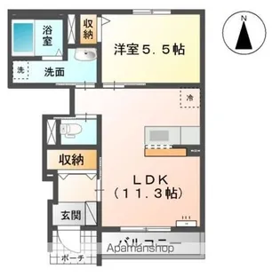 アリエッタⅡ【1階】の間取り