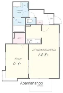 日比谷パティオ【1階】の間取り