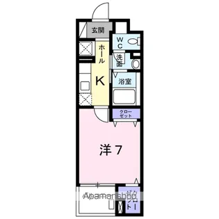 東京都八王子市北野町【マンション】の間取り