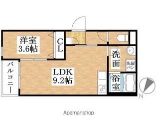 LECOCON江南Ⅱ【2階】の間取り