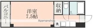 麻生嶋第2ハイツ【5階】の間取り