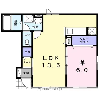 ジャスティ【1階】の間取り