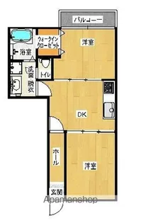 ラヴィアンローズ【1階】の間取り