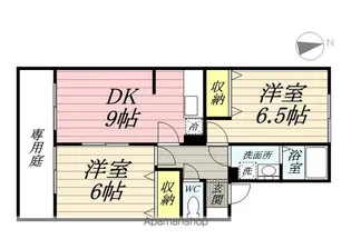 フォーシーズンズ秋【102号室】の間取り