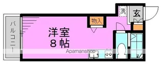 迦葉高円寺マンション【1階】の間取り