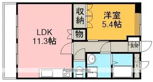 パシフィック フィールド【3階】の間取り