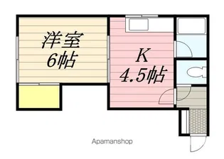 イーストサイド16【402号室】の間取り