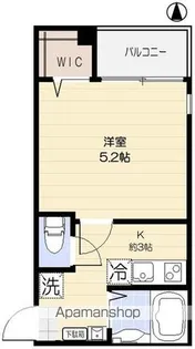 コワンドリュ北戸田【2階】の間取り