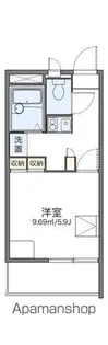 レオパレスFLORAⅡ【211号室】の間取り