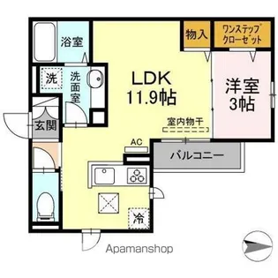 ジオ グランデ【1階】の間取り