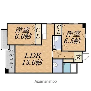 ノヴァ大通【7階】の間取り