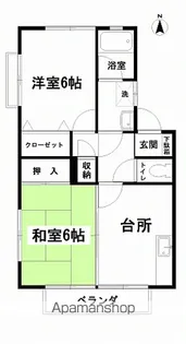 マンションライフ【E101号室】の間取り