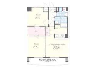 グランディール タチバネ【5階】の間取り