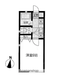 ディアコート東白楽【2階】の間取り