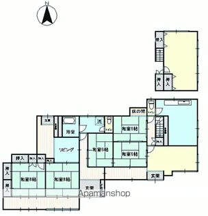 福島県いわき市遠野町根岸字下根岸【一戸建】の間取り