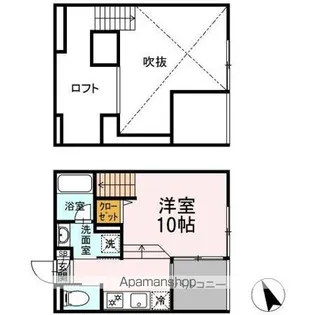 メゾン・ド・ボヌール毛利町【2階】の間取り