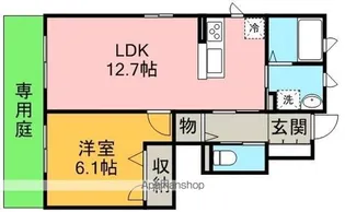 エクラージュ【1階】の間取り