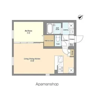 東京都練馬区旭丘1丁目【マンション】の間取り