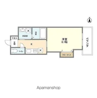 エルメディオ千種【807号室】の間取り