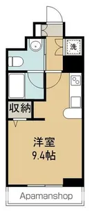 ヒューマンハイム平成【4階】の間取り