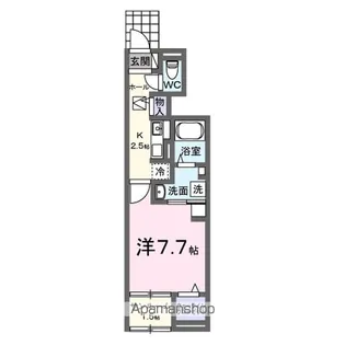 フローラル A【1階】の間取り