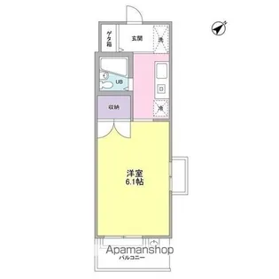 クラールパラシオン目黒東山【2階】の間取り