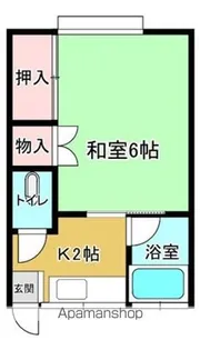 青山ハイツ【8号室】の間取り