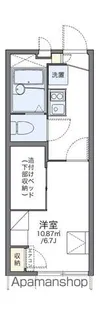 レオパレスシティーストーン【1階】の間取り