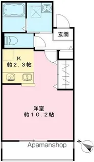 アドヴァンス【302号室号室】の間取り