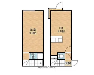 AMSスイート35A【105号室】の間取り