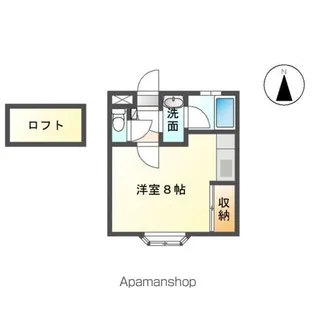 ファインシティーかすみ町【2階】の間取り