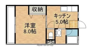 サンハイツ川西K棟【2階】の間取り