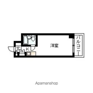 キューブ塚口【2階】の間取り