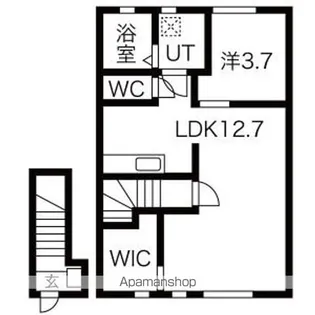 ブレス【2階】の間取り