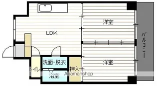 第3沖ビル【304号室号室】の間取り