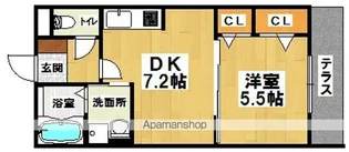 シャーメゾン北花田【1階】の間取り