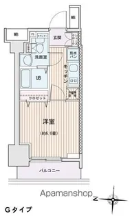 エスティメゾン錦糸町Ⅱ【15階】の間取り