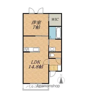 タイタスⅠ【3階】の間取り