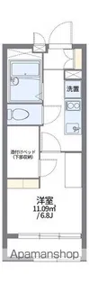 レオパレスステーションプラザⅡ【2階】の間取り
