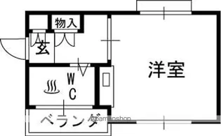 グリーンピア【4階】の間取り