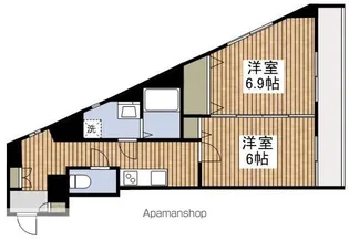 フェアリザワールド【D-1号室】の間取り