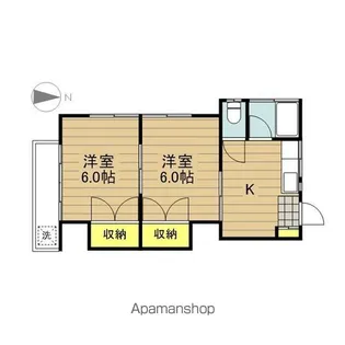 ベルコーポ【2階】の間取り