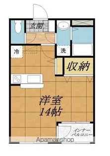 ブリリアンヒルズ L1【202号室】の間取り