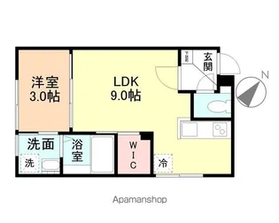 INTEGRAL出来田【1階】の間取り