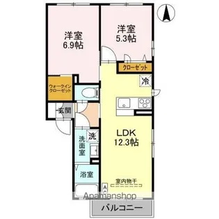 ルポゼ A【1階】の間取り
